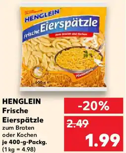 Kaufland HENGLEIN Frische Eierspätzle Angebot