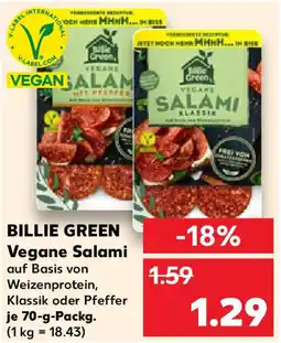 Kaufland BILLIE GREEN Vegane Salami Angebot
