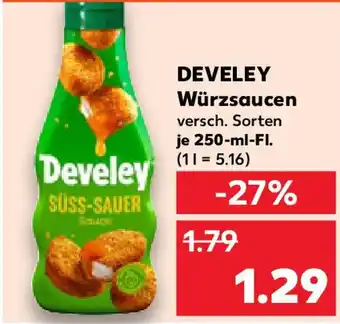 Kaufland DEVELEY Würzsaucen Angebot