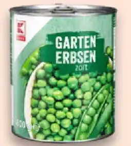 Kaufland K-CLASSIC Gartenerbsen Angebot
