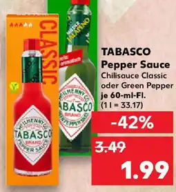 Kaufland TABASCO Pepper Sauce Angebot