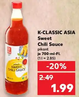 Kaufland K-CLASSIC ASIA Sweet Chili Sauce Angebot