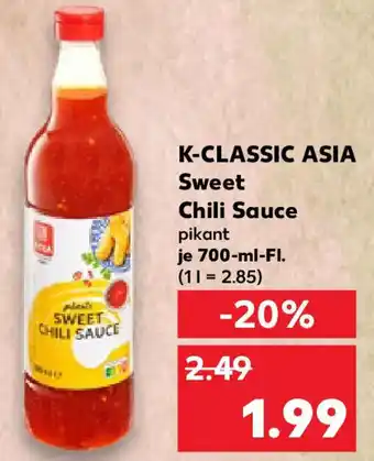 Kaufland K-CLASSIC ASIA Sweet Chili Sauce Angebot