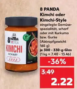 Kaufland 8 PANDA Kimchi oder Kimchi-Style Angebot