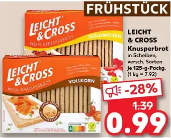 Kaufland LEICHT & CROSS Knusperbrot Angebot