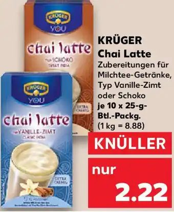 Kaufland KRÜGER Chai Latte Angebot