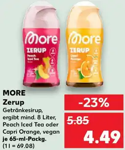 Kaufland MORE Zerup Angebot