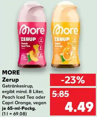 Kaufland MORE Zerup Angebot