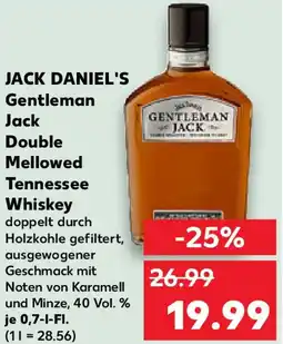 Kaufland JACK DANIEL'S Gentleman Jack Double Mellowed Tennessee Whiskey Angebot