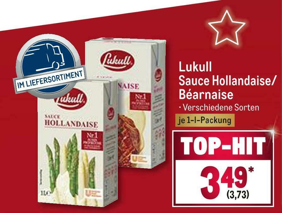 Lukull sauce hollandaise oder béarnaise Angebot bei METRO