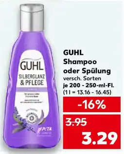Kaufland GUHL Shampoo oder Spülung Angebot