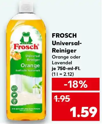 Kaufland FROSCH Universal- Reiniger Angebot
