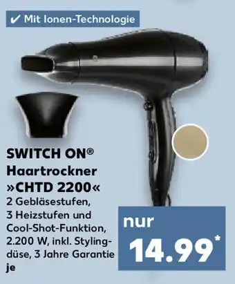 Kaufland SWITCH ON Haartrockner CHTD 2200 Angebot