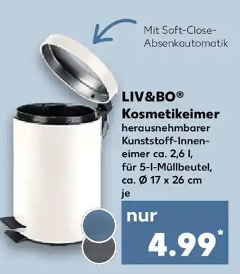 Kaufland LIV&BO Kosmetikeimer Angebot