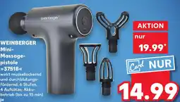Kaufland WEINBERGER Mini- Massage- pistole 37518 Angebot