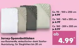 Kaufland LIV BO Jersey-Spannbettlaken Angebot