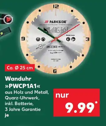 Kaufland PARKSIDE Wanduhr PWCP1A1 Angebot