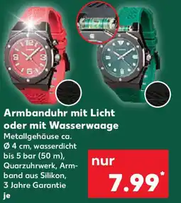 Kaufland PARKSIDE Armbanduhr mit Licht oder mit Wasserwaage Angebot