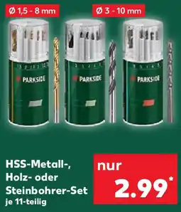 Kaufland PARKSIDE HSS-Metall-, Holz- oder Steinbohrer-Set Angebot