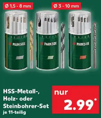 Kaufland PARKSIDE HSS-Metall-, Holz- oder Steinbohrer-Set Angebot