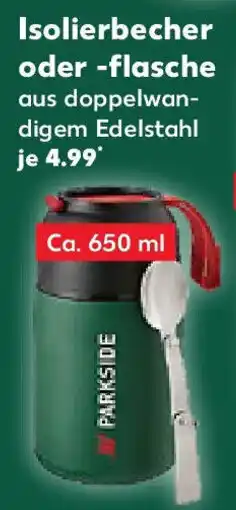 Kaufland PARKSIDE Isolierbecher oder -flasche Angebot