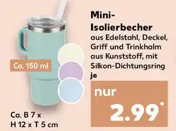 Kaufland Mini- Isolierbecher Angebot