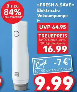 Kaufland FRESH & SAVE Elektrische Vakuumpumpe Angebot