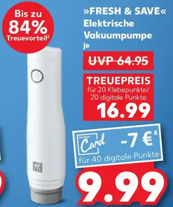 Kaufland FRESH & SAVE Elektrische Vakuumpumpe Angebot
