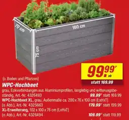toom Baumarkt WPC-Hochbeet Angebot