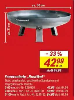 toom Baumarkt Feuerschale,,Rustikal Angebot
