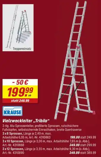 toom Baumarkt KRAUSE Vielzweckleiter,,Tribilo" Angebot