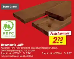 toom Baumarkt PEFC Bodendiele,,KDI" Angebot