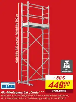 toom Baumarkt KRAUSE Alu-Montagegerüst „,Corda" Angebot