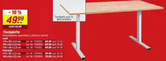 toom Baumarkt Tischplatte Angebot
