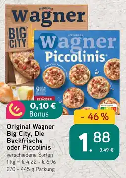 Dornseifer Original Wagner Big City, Die Backfrische oder Piccolinis Angebot