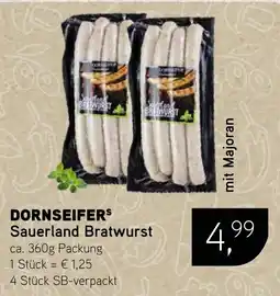 Dornseifer DORNSEIFERS Sauerland Bratwurst Angebot