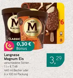 Dornseifer Langnese Magnum Eis Angebot