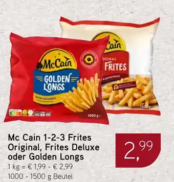 Dornseifer Mc Cain 1-2-3 Frites Original, Frites Deluxe oder Golden Longs Angebot