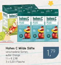 Dornseifer Hohes C Milde Säfte Angebot