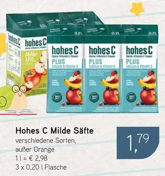Dornseifer Hohes C Milde Säfte Angebot