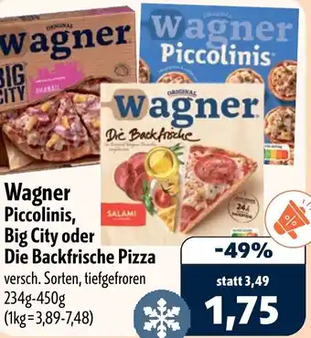 Aktiv Irma Wagner Piccolinis, Big City oder Die Backfrische Pizza Angebot