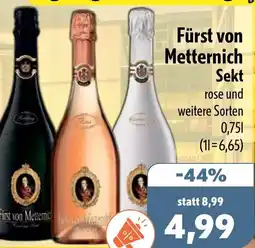 Aktiv Irma Fürst von Metternich Sekt Angebot