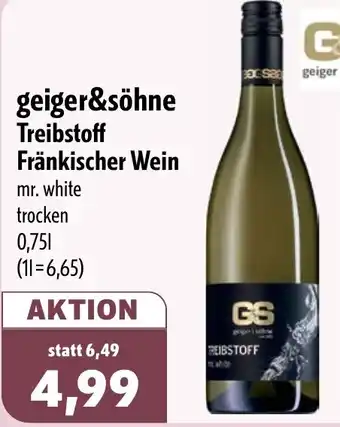 Aktiv Irma geiger&söhne Treibstoff Fränkischer Wein Angebot