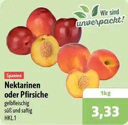 Aktiv Irma Nektarinen oder Pfirsiche Angebot