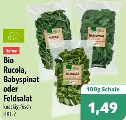 Aktiv Irma Bio Rucola, Babyspinat oder Feldsalat Angebot