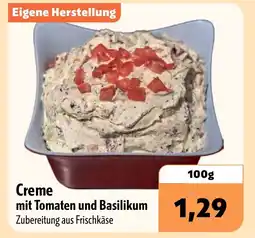 Aktiv Irma Creme mit Tomaten und Basilikum Angebot