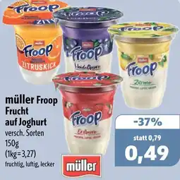 Aktiv Irma müller Froop Frucht auf Joghurt Angebot