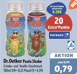 Aktiv Irma Dr.Oetker Paula Shake Angebot