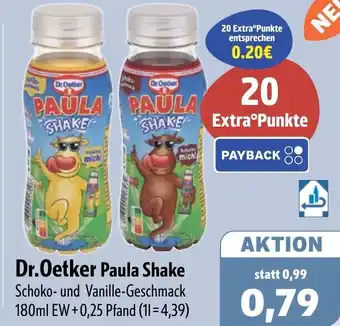 Aktiv Irma Dr.Oetker Paula Shake Angebot