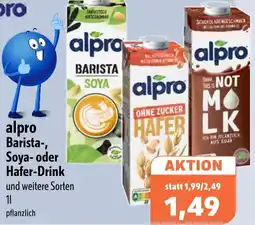 Aktiv Irma alpro Barista-, Soya- oder Hafer-Drink Angebot